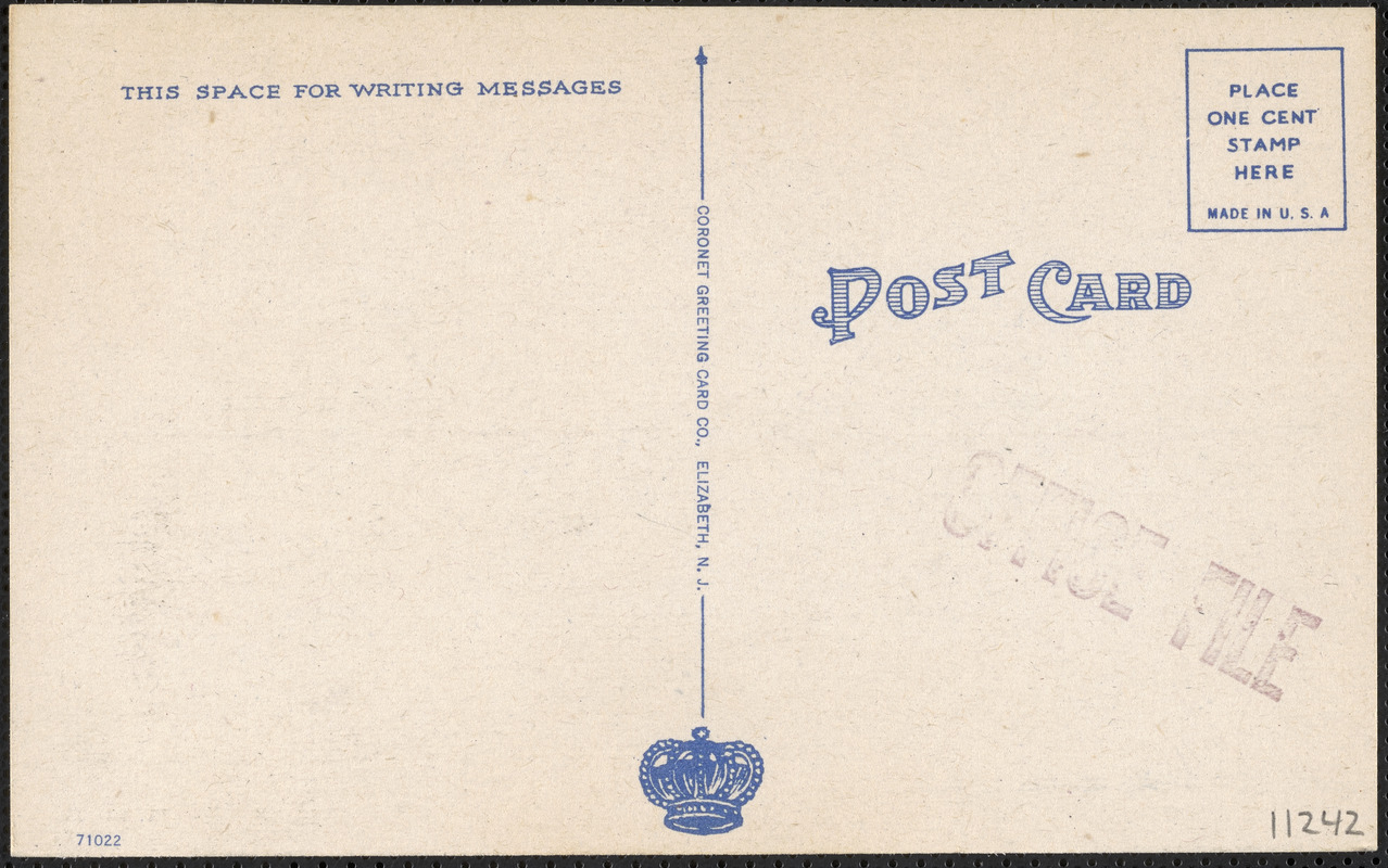 Broad Street, showing Hersh Tower, Elizabeth, N.J.
