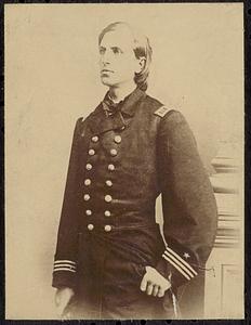 Lieut. Commander W. B. Cushing, who blew up the Rebel ram "Albermarle"