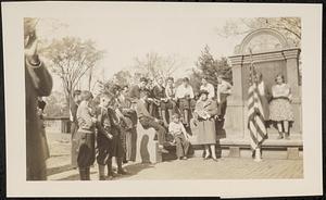 Tree dedication ceremony