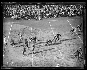 Portsmouth Spartans play Boston Redskins at Fenway