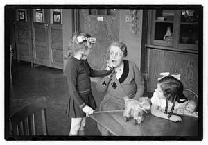 Mabel Adams, principal of Horace Mann School