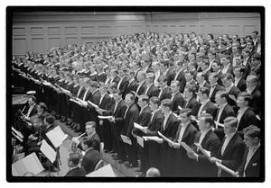Harvard & Radcliffe Glee Clubs symphony Boulanger conducting, Symphony Hall