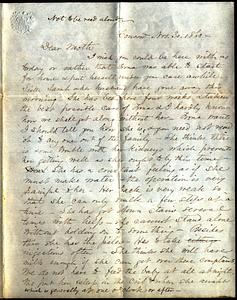 James Walter Spooner to Mary Spooner Nov. 30 1860