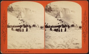 Winter sports at Niagara - coasting