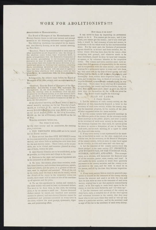 Letter from A. A. Phelps for Massachusetts Anti-slavery Society to Hannah C. Fifield, Jun. 1839