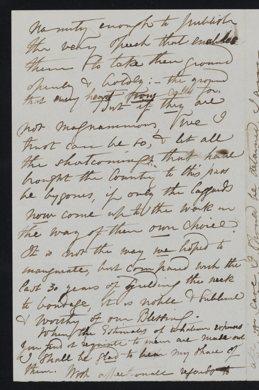 Letter from Maria Weston Chapman to Hannah C. B. Fifield
