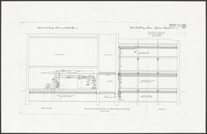 John R. Alley & Sons. Boston Mass. Plan of ammonia connections and direct expansion piping. Order #4303