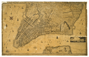 A new & accurate plan of the city of New York in the state of New York in North America