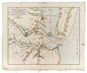 A plan of the entrance of Chesapeak Bay, with James and York Rivers