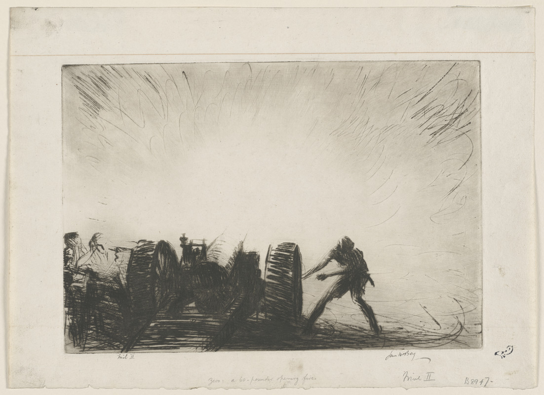 Zero: A sixty-five pounder opening fire