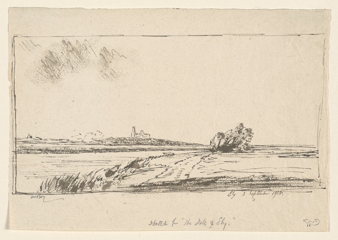 Sketch for "The Isle of Ely"