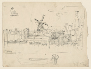 Study for "Logyards at Hoorn"