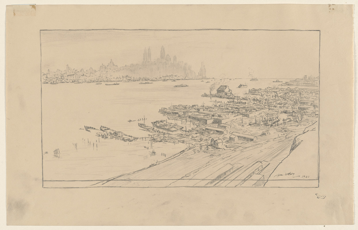 Study for New York from Weehawken