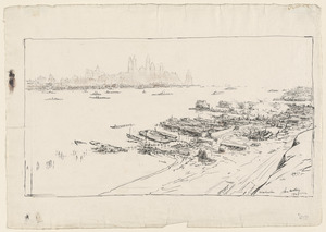 Study for New York from Weehawken