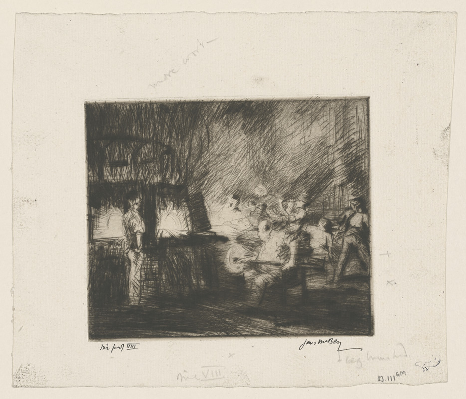 Glass-blowers, Murano