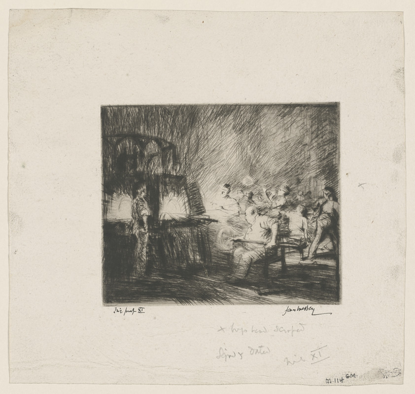 Glass-blowers, Murano