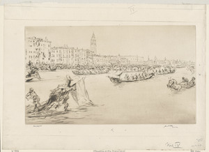 A regatta on the Grand Canal