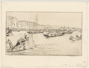 A regatta on the Grand Canal