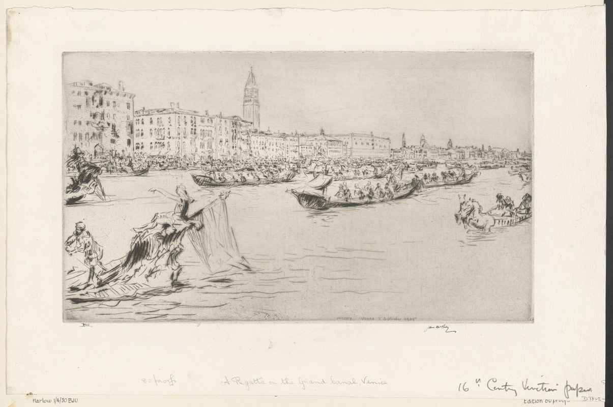 A regatta on the Grand Canal