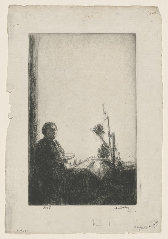 Artist and model
