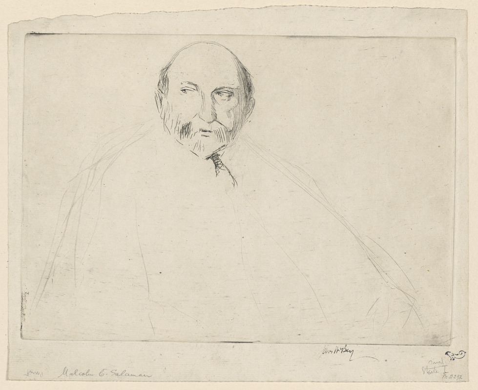 Portrait of Malcolm Salaman (no. 2)