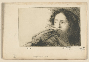 Disquietude (portrait of Mrs. Martin Hardie)