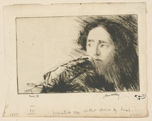 Disquietude (portrait of Mrs. Martin Hardie)
