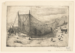 Mending nets, Portsoy