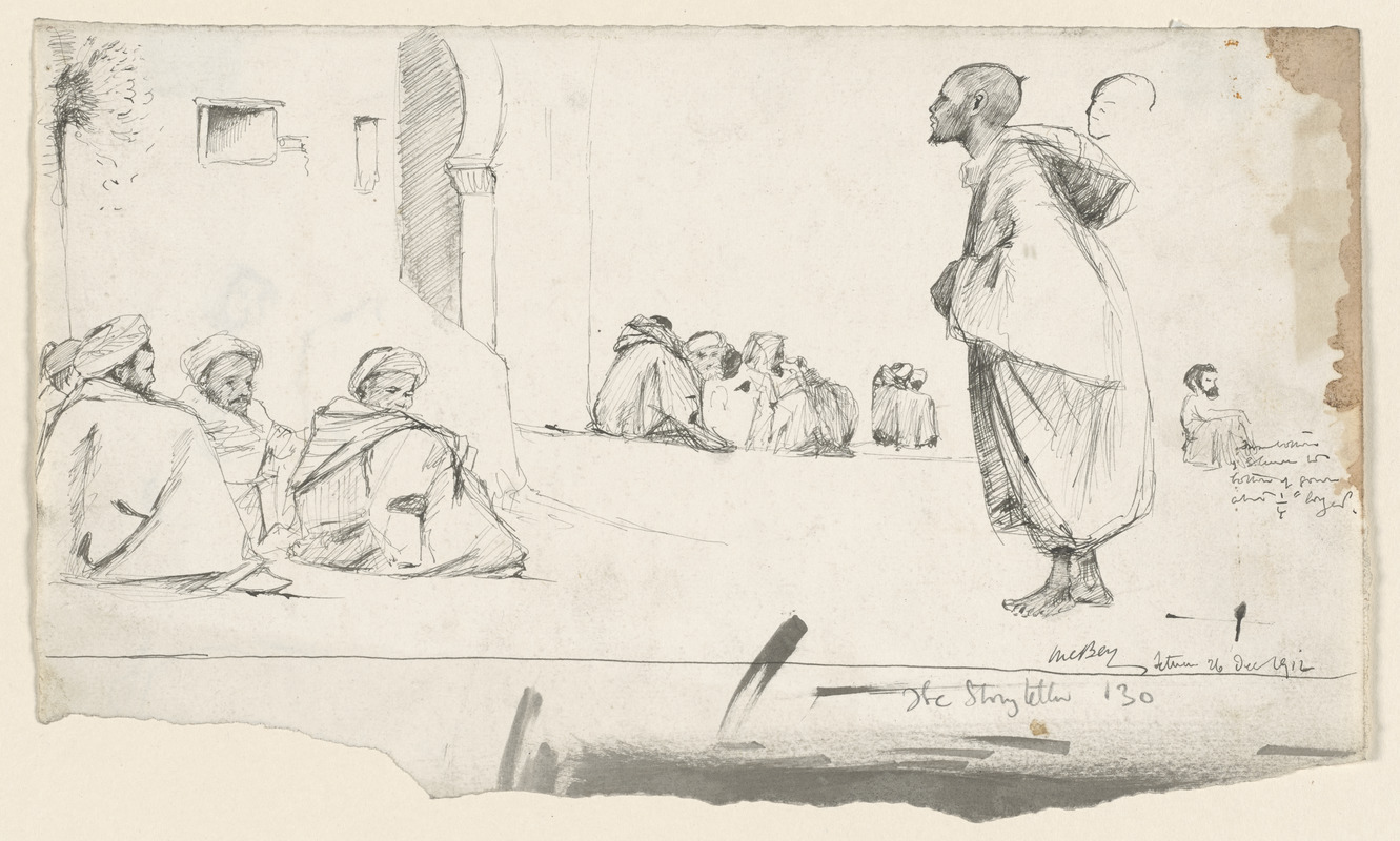 Drawing for "The story teller"