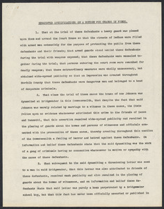 Herbert Brutus Ehrmann Papers, 1906-1970. Sacco-Vanzetti. Comments on decisions, reports etc. Box 11, Folder 2, Harvard Law School Library, Historical & Special Collections