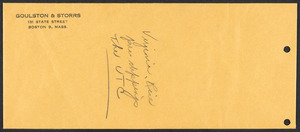 Herbert Brutus Ehrmann Papers, 1906-1970. Sacco-Vanzetti. Correspondence: Apr. 2, 1962 - Jan. 25, 1964. Box 11, Folder 9, Harvard Law School Library, Historical & Special Collections