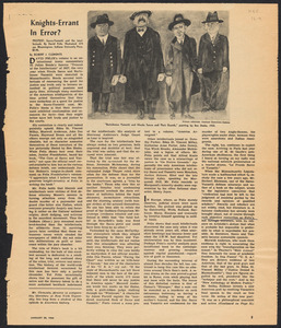 Herbert Brutus Ehrmann Papers, 1906-1970. Sacco-Vanzetti. David Felix: reviews of "Protest", letters to editors, 1966. Box 12, Folder 9, Harvard Law School Library, Historical & Special Collections