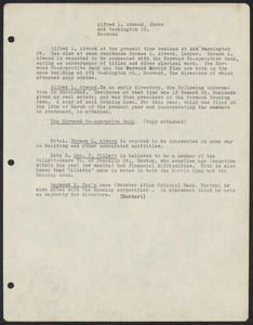 Herbert Brutus Ehrmann Papers, 1906-1970. Sacco-Vanzetti. Jury reports: interviews with jurors. Box 12, Folder 22, Harvard Law School Library, Historical & Special Collections