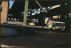 Under the 'El' at North Station at 'Causeway Street'