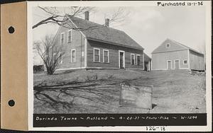 Dorinda Towne, house and barn, Rutland, Mass., Apr. 20, 1937
