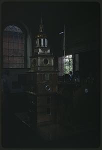 Model of museum clock tower, The Henry Ford, Dearborn, Michigan