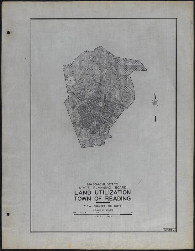 Land Utilization Town of Reading Digital Commonwealth