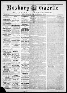 Roxbury Gazette and South End Advertiser, August 10, 1876