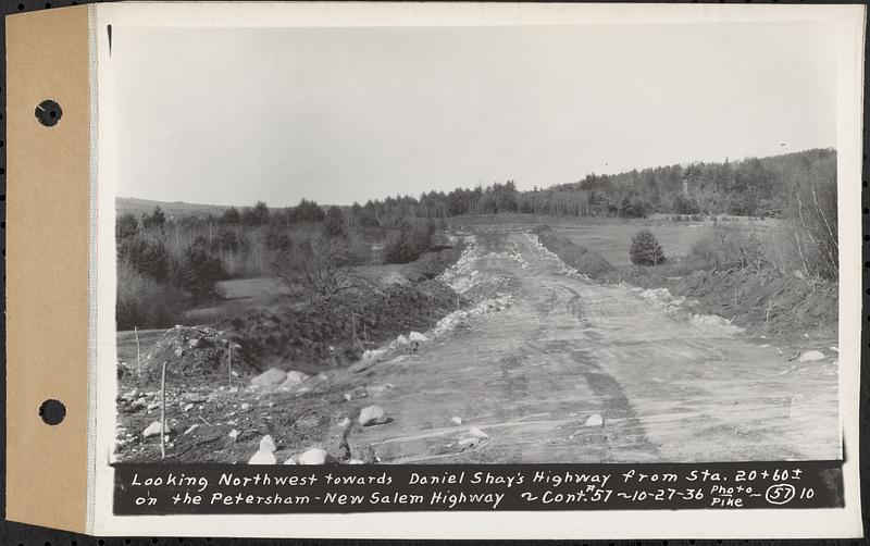 Contract No. 57, Portion of PetershamNew Salem Highway, New Salem