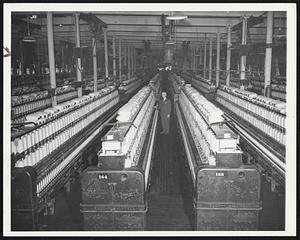 Idle Tire Cordage Machines at New Bedford which the WMC plans to put to work by means of labor shift involving 117 men in 24 local firms, a plan stoutly opposed by unions and a citizens' committee.