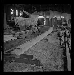 Building “Capt. Red” at Power’s Yacht Yard