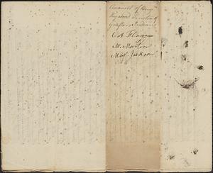 Grafton Accounts, 1804-1807