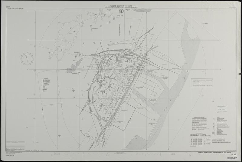 Airport obstruction chart