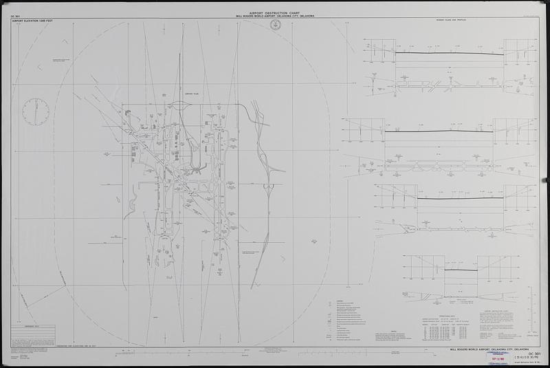 Airport obstruction chart