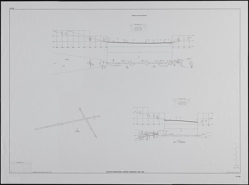 Airport obstruction chart, OC 450, Stewart International Airport, Newburgh, New York
