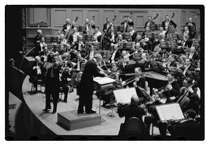 Balokovic violins with Boston Symphony, Koussevitzky conducting