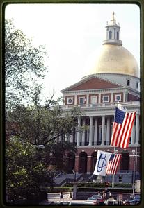 Boston 1996: Mass State House from Park Street