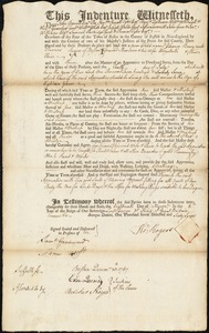 Eleanor Berry indentured to apprentice with Thomas Rogers of Boston, 18 November 1767