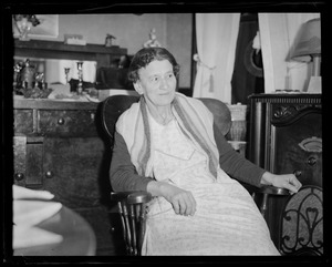 Great grandma Reynolds at home, undated