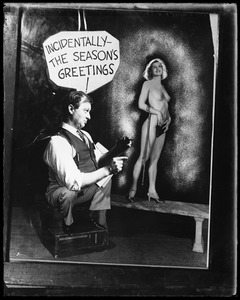 Prof. Leslie Jones w/nude poster